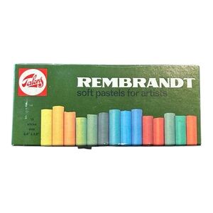 VTG Rembrandt Soft Pastels for Artists by Talens 15 Sticks in Original Box READ